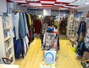 shine a light charity shop